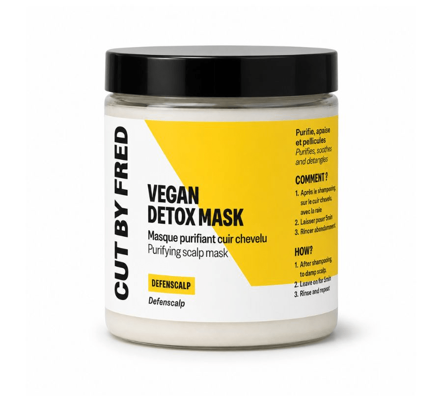 Masque Vegan Detox – Cuir Chevelu Apaisé – soin capillaire naturel pour cheveux ondulés, bouclés, frisés et crépus | L’Art des Boucles Suisse
