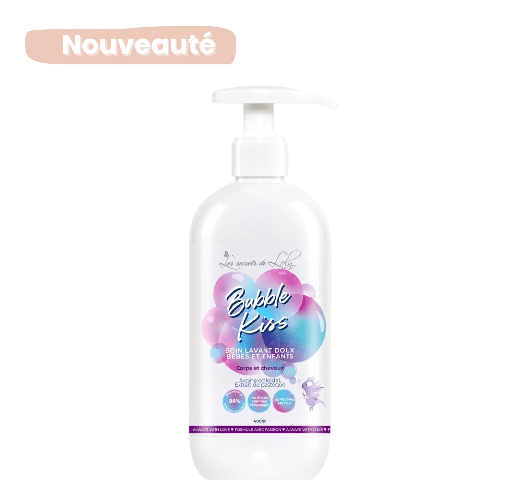 Après-Shampoing Enfants Bubble Smooth Les Secrets de Loly – soin démêlant doux naturel cheveux bouclés, frisés, crépus Suisse