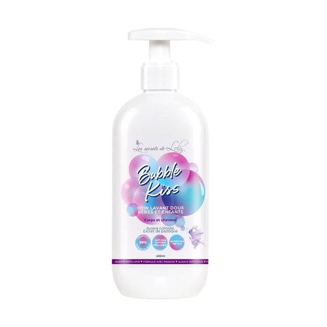 Nettoyant Enfants 2-en-1 – Bubble Kiss | Les Secrets de Loly – soin capillaire naturel pour cheveux ondulés, bouclés, frisés et crépus | L’Art des Boucles Suisse