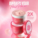 Pink Power Mask – Masque Réparateur & Anti - Frisottis – soin capillaire naturel pour cheveux ondulés, bouclés, frisés et crépus | L’Art des Boucles Suisse
