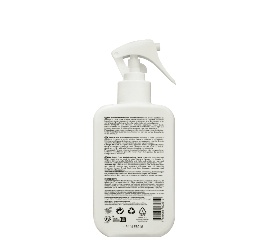 Pré - traitement Détox Cuir Chevelu – Trend Curls – soin capillaire naturel pour cheveux ondulés, bouclés, frisés et crépus | L’Art des Boucles Suisse