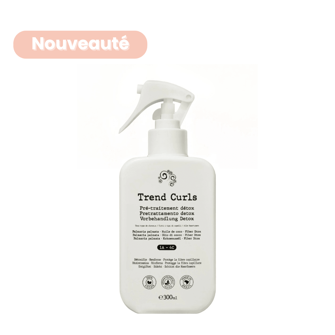 Pré - traitement Détox Cuir Chevelu – Trend Curls – soin capillaire naturel pour cheveux ondulés, bouclés, frisés et crépus | L’Art des Boucles Suisse