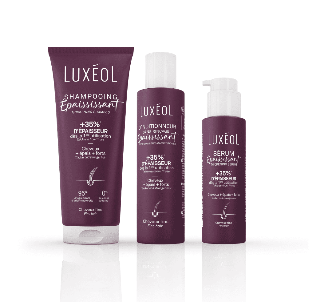 Protocole Épaississant Cheveux Fins Luxéol–soin capillaire naturel pour cheveux bouclés, frisés et crépus | L’Art des Boucles