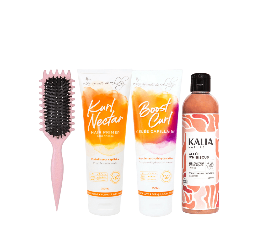 Routine Signature Définition pour cheveux bouclés avec trois soins