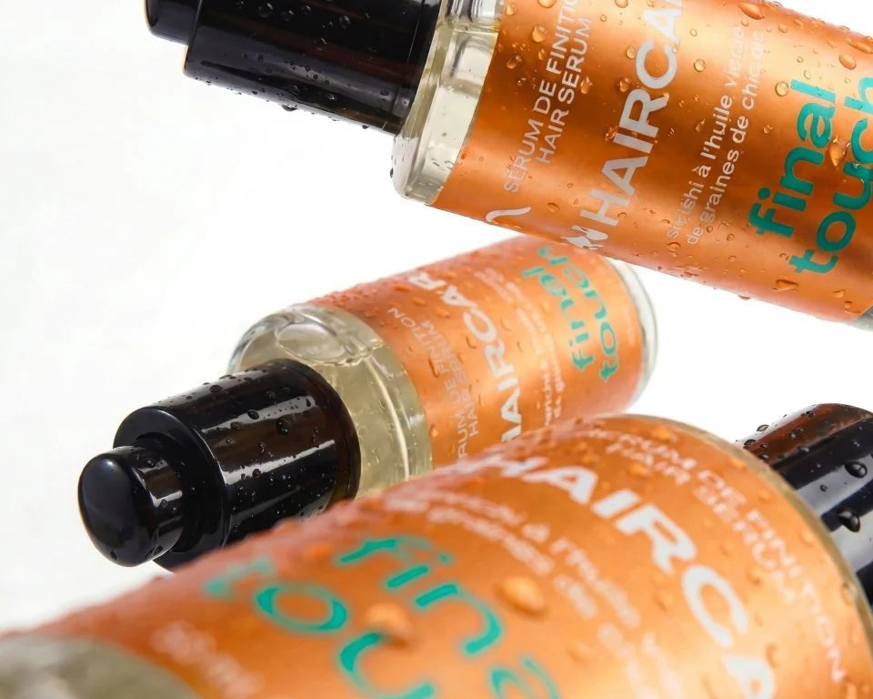 Sérum Anti-Frisottis Final Touch – In Haircare (50 ml) – soin capillaire naturel pour cheveux ondulés, bouclés, frisés et crépus | L’Art des Boucles Suisse