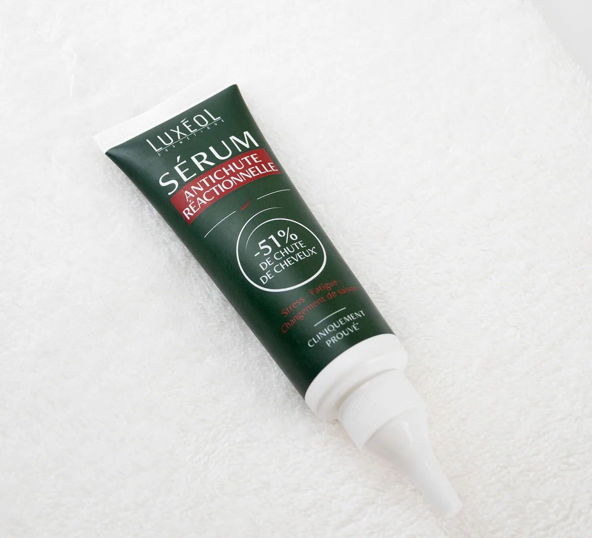 Application Sérum Antichute Réactionnelle Luxéol – soin cheveux bouclés, frisés, crépus contre la chute