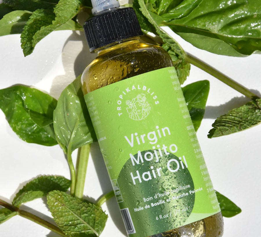 Sérum Virgin Mojito Hair Oil – huile capillaire naturelle cheveux bouclés