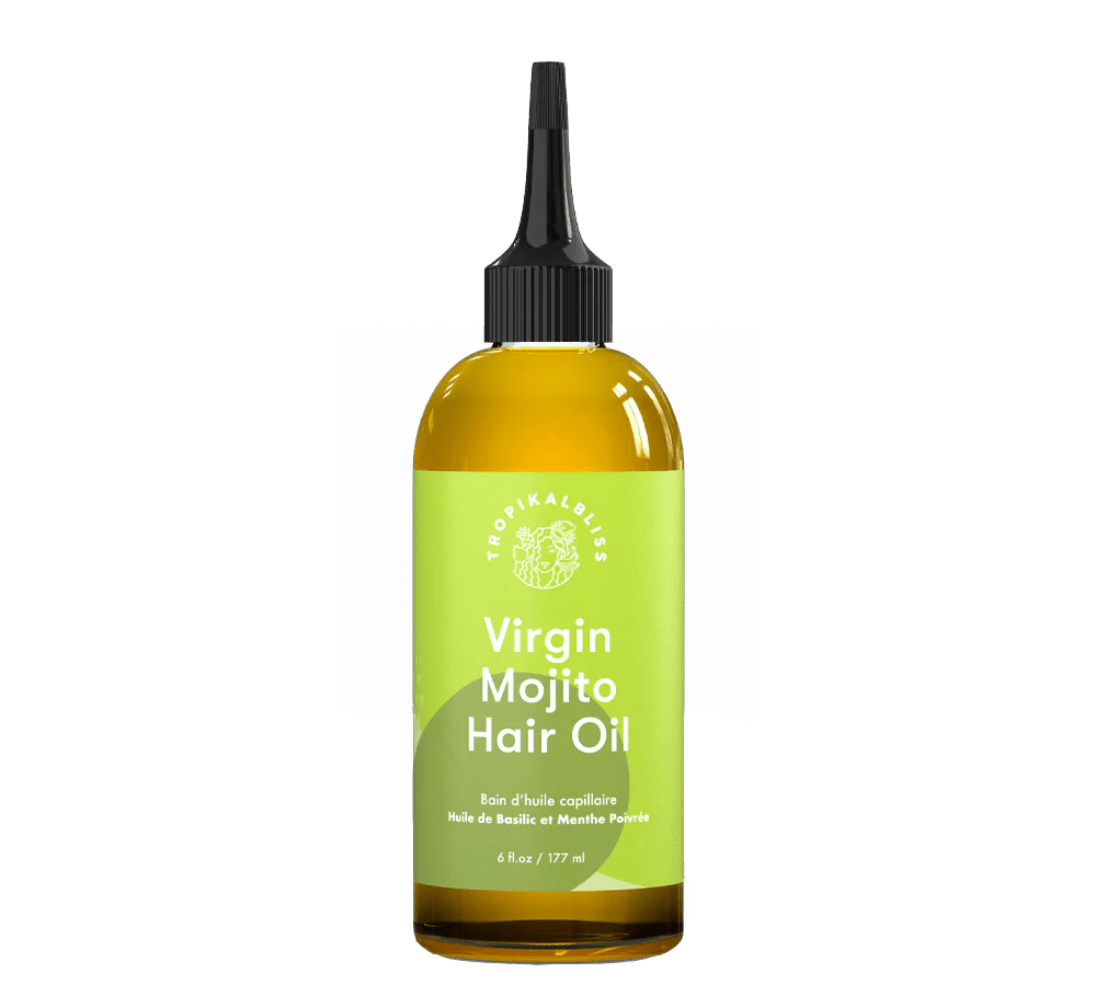 Huile capillaire Virgin Mojito – sérum nourrissant cheveux frisés et crépus