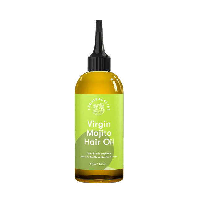 Huile capillaire Virgin Mojito – sérum nourrissant cheveux frisés et crépus