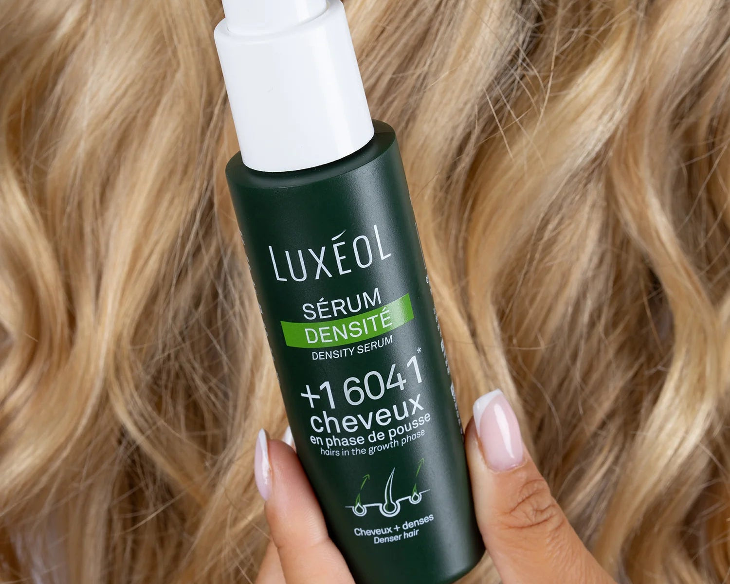 Sérum Densité – Booster de densité capillaire & anti - casse | Luxéol – soin capillaire naturel pour cheveux ondulés, bouclés, frisés et crépus | L’Art des Boucles Suisse