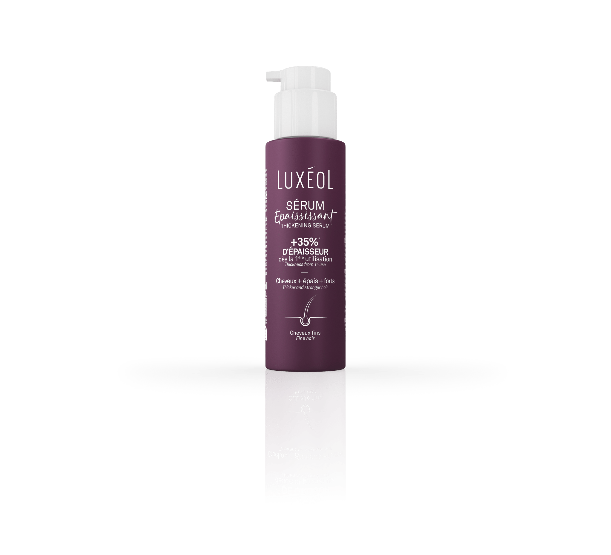 Sérum Épaississant Cheveux Fins Luxéol – soin densité et volume cheveux ondulés, bouclés, frisés, crépus Suisse
