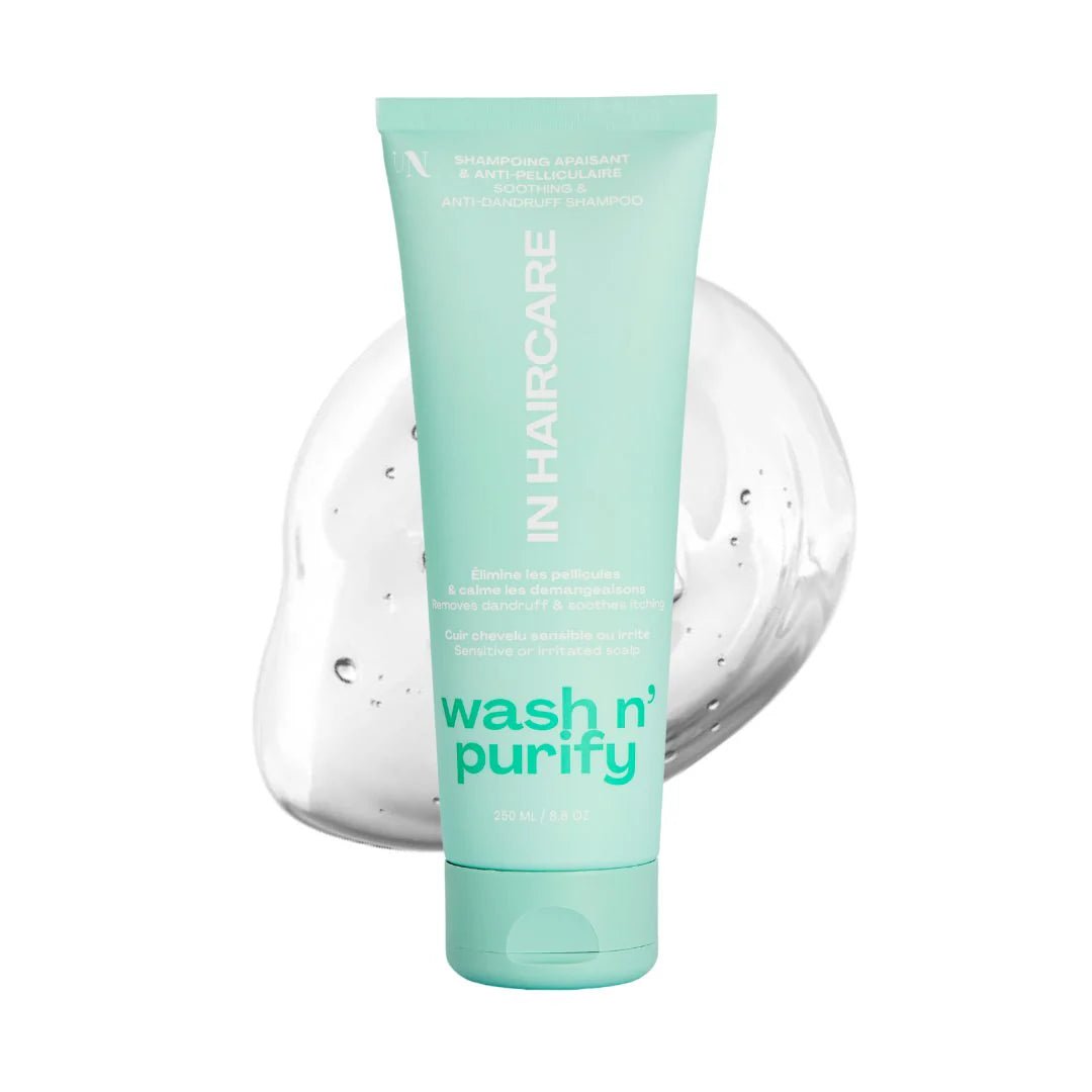 Shampoing In Haircare Wash N’ Purify – soin doux cuir chevelu sensible