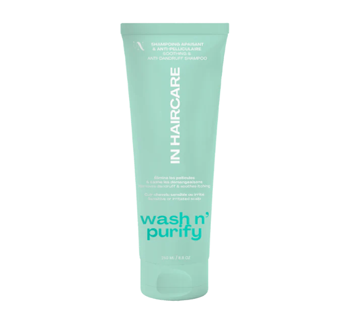 In Haircare Wash N’ Purify – shampoing cuir chevelu sensible