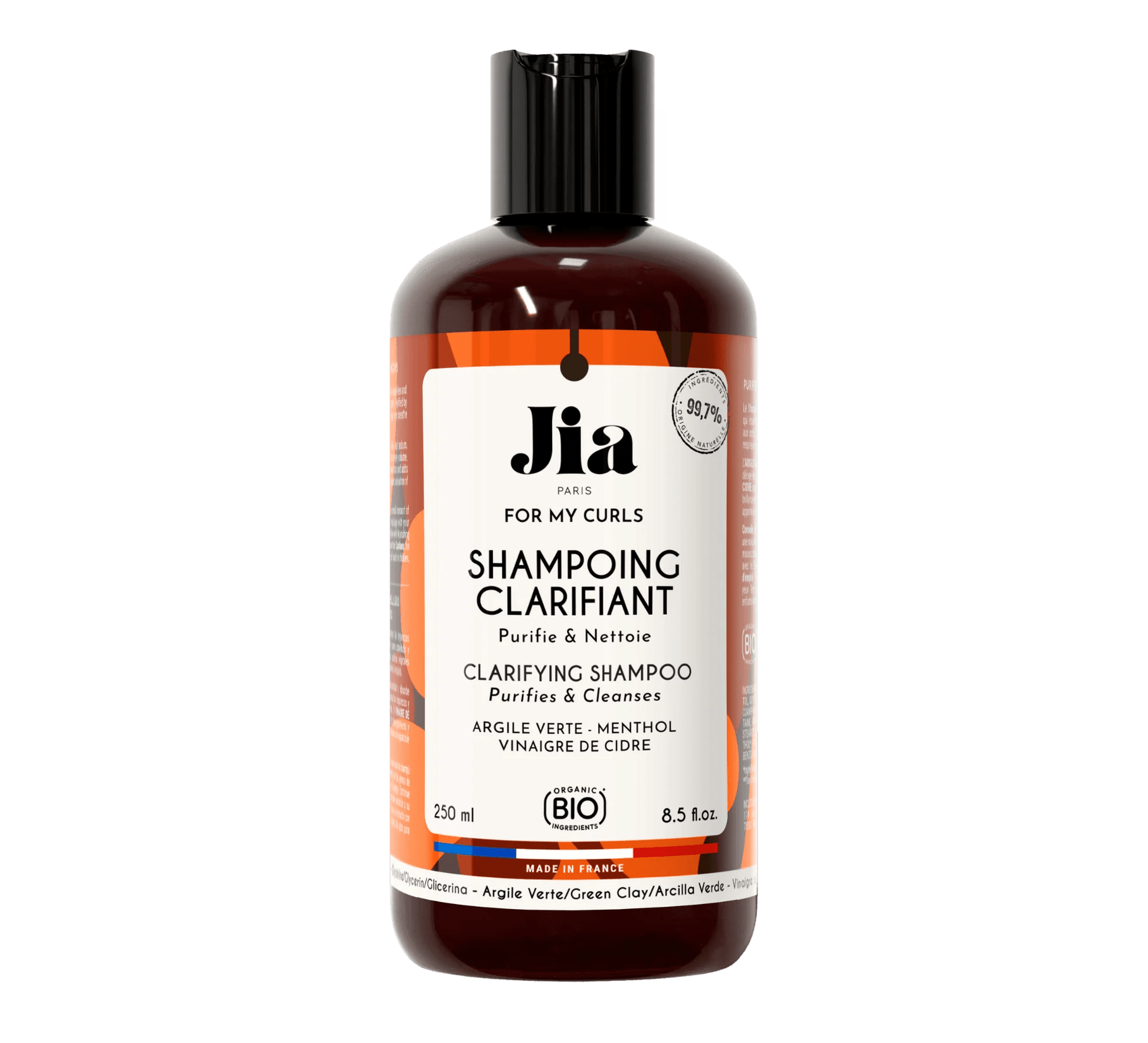 Shampoing Clarifiant – For My Curls | Jia Paris – soin capillaire naturel pour cheveux ondulés, bouclés, frisés et crépus | L’Art des Boucles Suisse