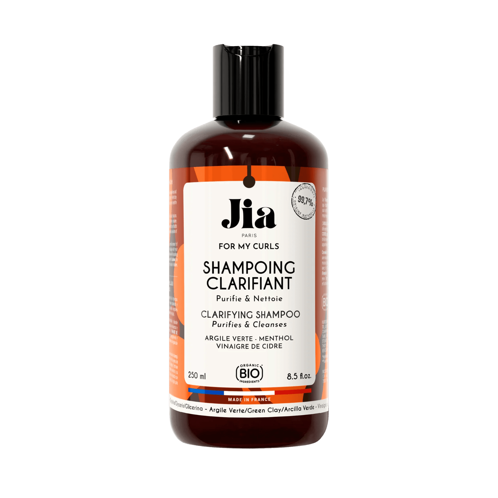 Shampoing Clarifiant – For My Curls | Jia Paris – soin capillaire naturel pour cheveux ondulés, bouclés, frisés et crépus | L’Art des Boucles Suisse