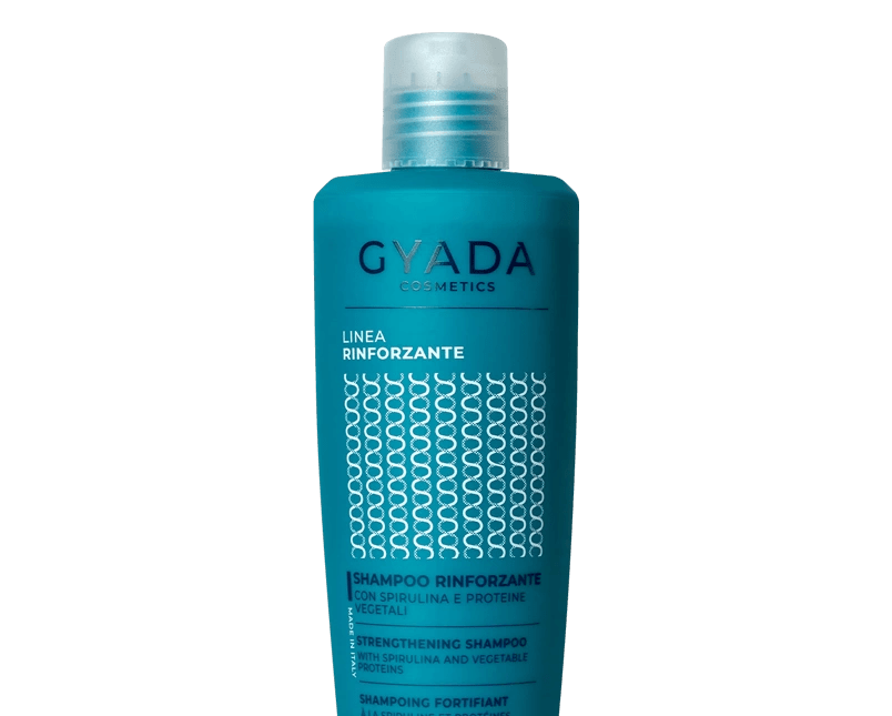Shampoing fortifiant spiruline Gyada – vitalité cheveux bouclés