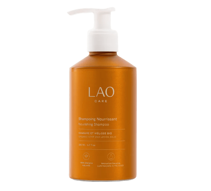 Shampoing Nourrissant au Chanvre LAO Care – soin naturel pour cheveux bouclés, frisés et cuirs chevelus sensibles