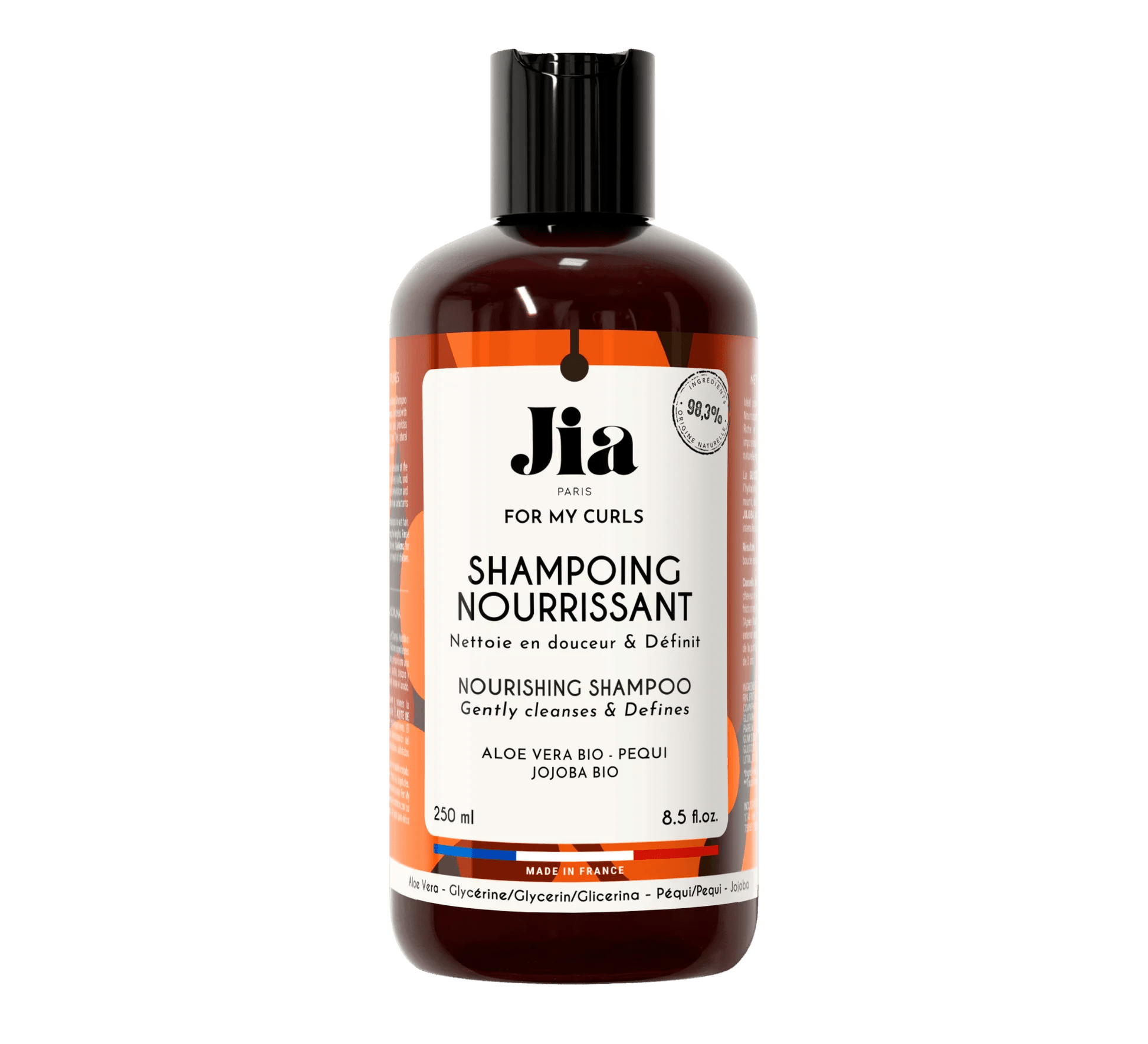 Shampoing Nourrissant For My Curls | Jia Paris – soin capillaire naturel pour cheveux ondulés, bouclés, frisés et crépus | L’Art des Boucles Suisse