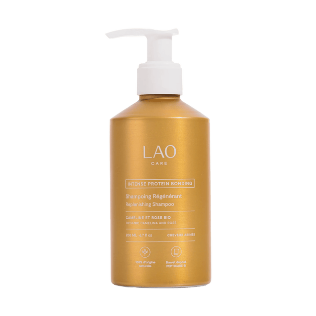 Shampoing Régénérant LAO Care – soin naturel réparateur pour cheveux bouclés, frisés et secs