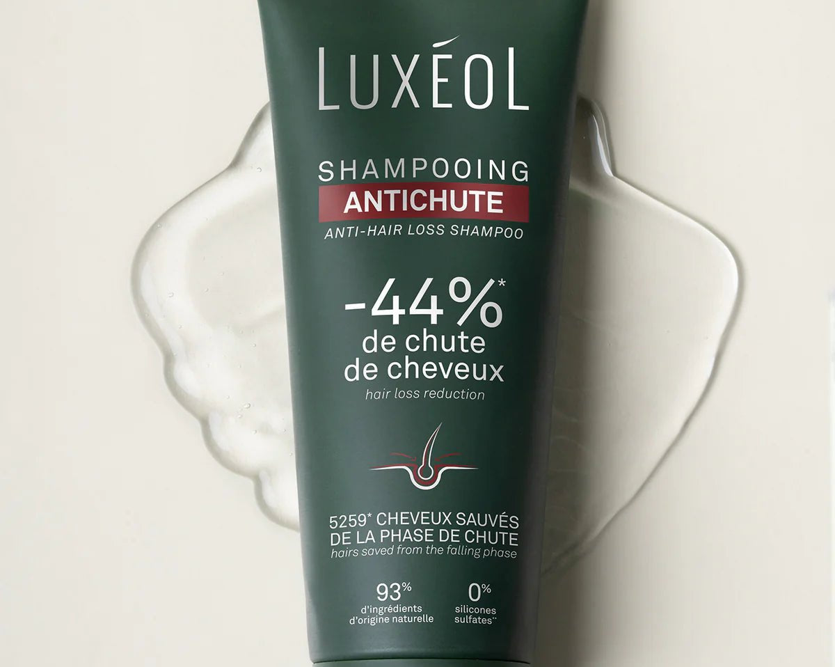 Application Shampoing Antichute Cheveux Fins Luxéol – soin volume et force cheveux fins bouclés, frisés, crépus