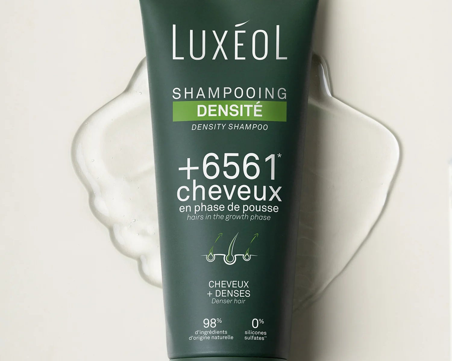 Shampooing Densité | Luxéol – soin capillaire naturel pour cheveux ondulés, bouclés, frisés et crépus | L’Art des Boucles Suisse