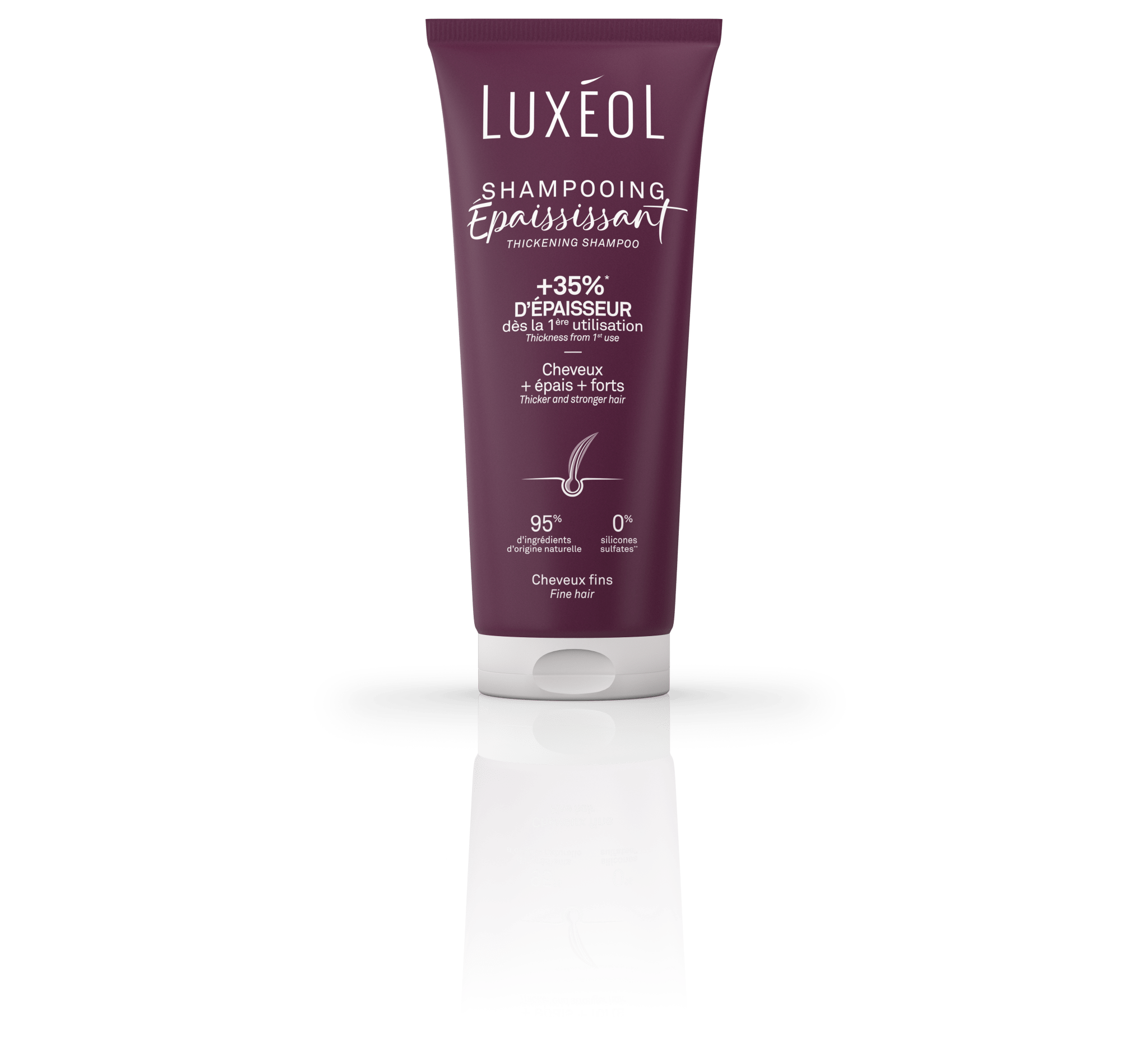 Shampoing Épaississant Cheveux Fins Luxéol – soin volume et force cheveux ondulés, bouclés, frisés, crépus Suisse