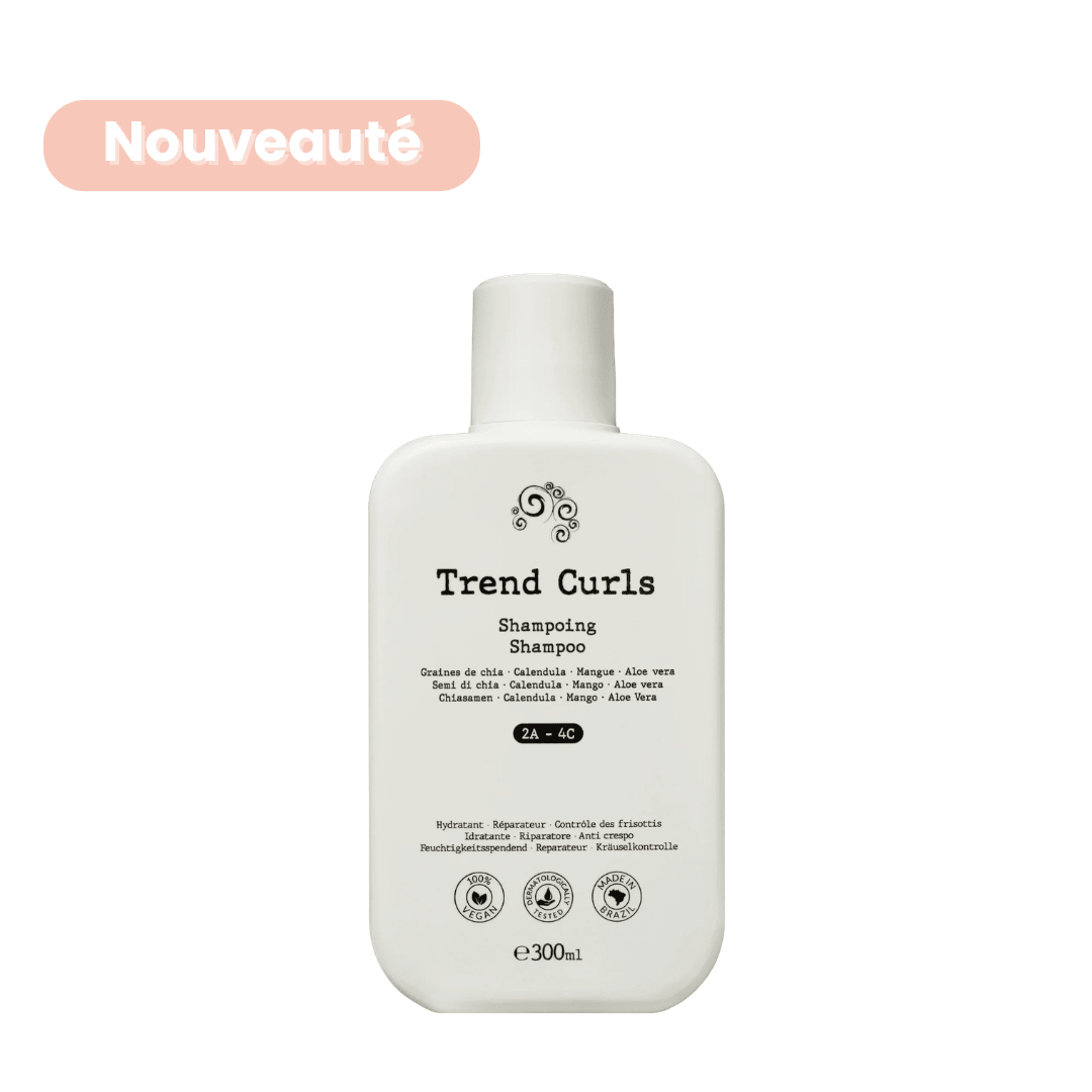 Shampooing Hydratant Cheveux Bouclés – Trend Curls – soin capillaire naturel pour cheveux ondulés, bouclés, frisés et crépus | L’Art des Boucles Suisse