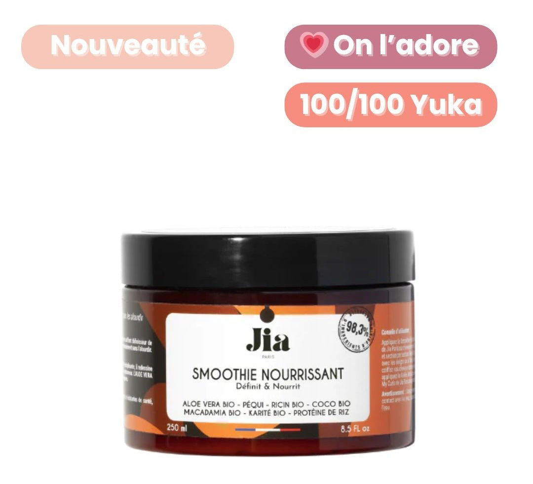 Smoothie Nourrissant For My Curls Jia Paris – soin naturel cheveux bouclés, frisés, crépus, ondulés Suisse