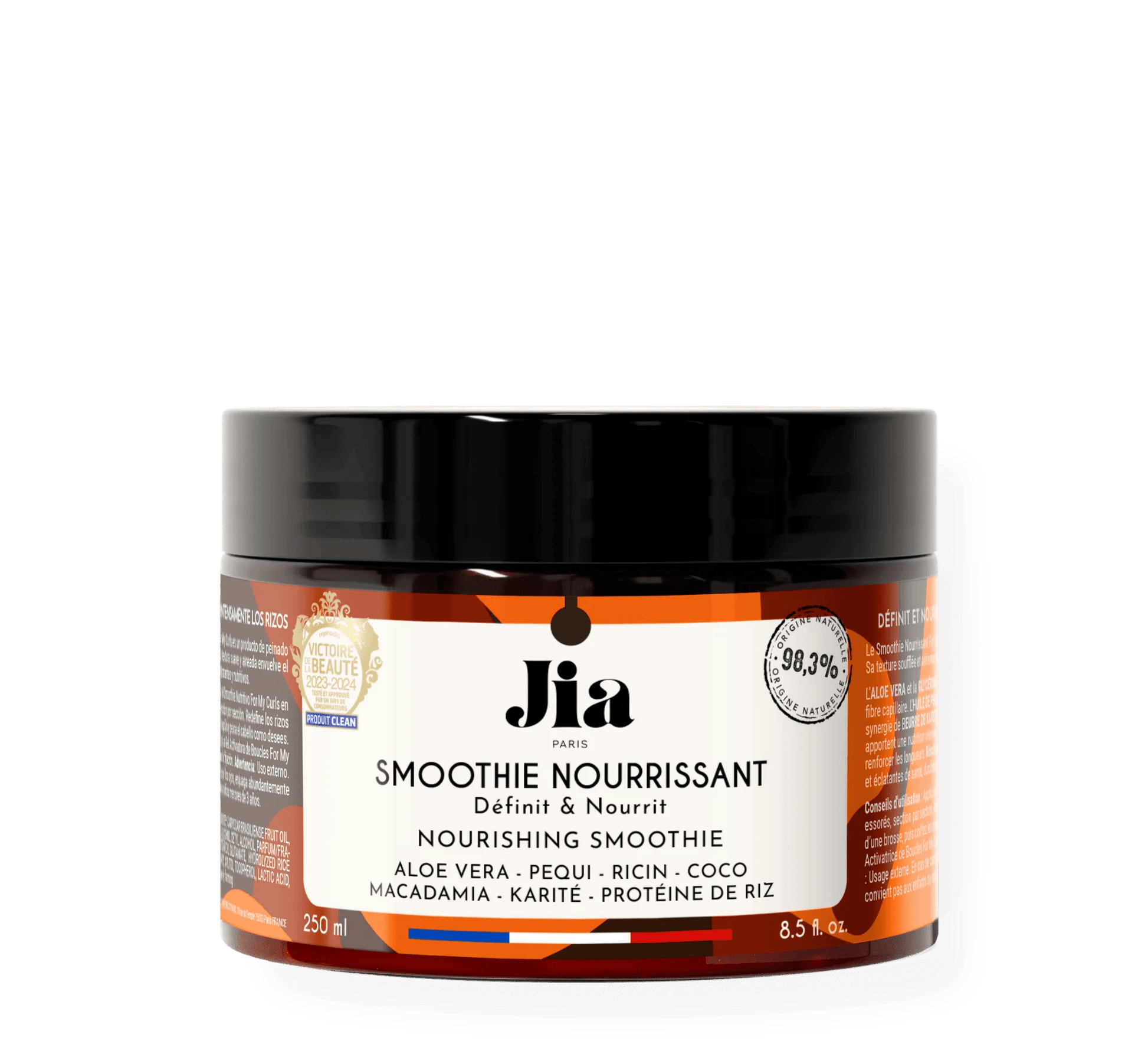 Smoothie Nourrissant – For My Curls | Jia Paris – soin capillaire naturel pour cheveux ondulés, bouclés, frisés et crépus | L’Art des Boucles Suisse