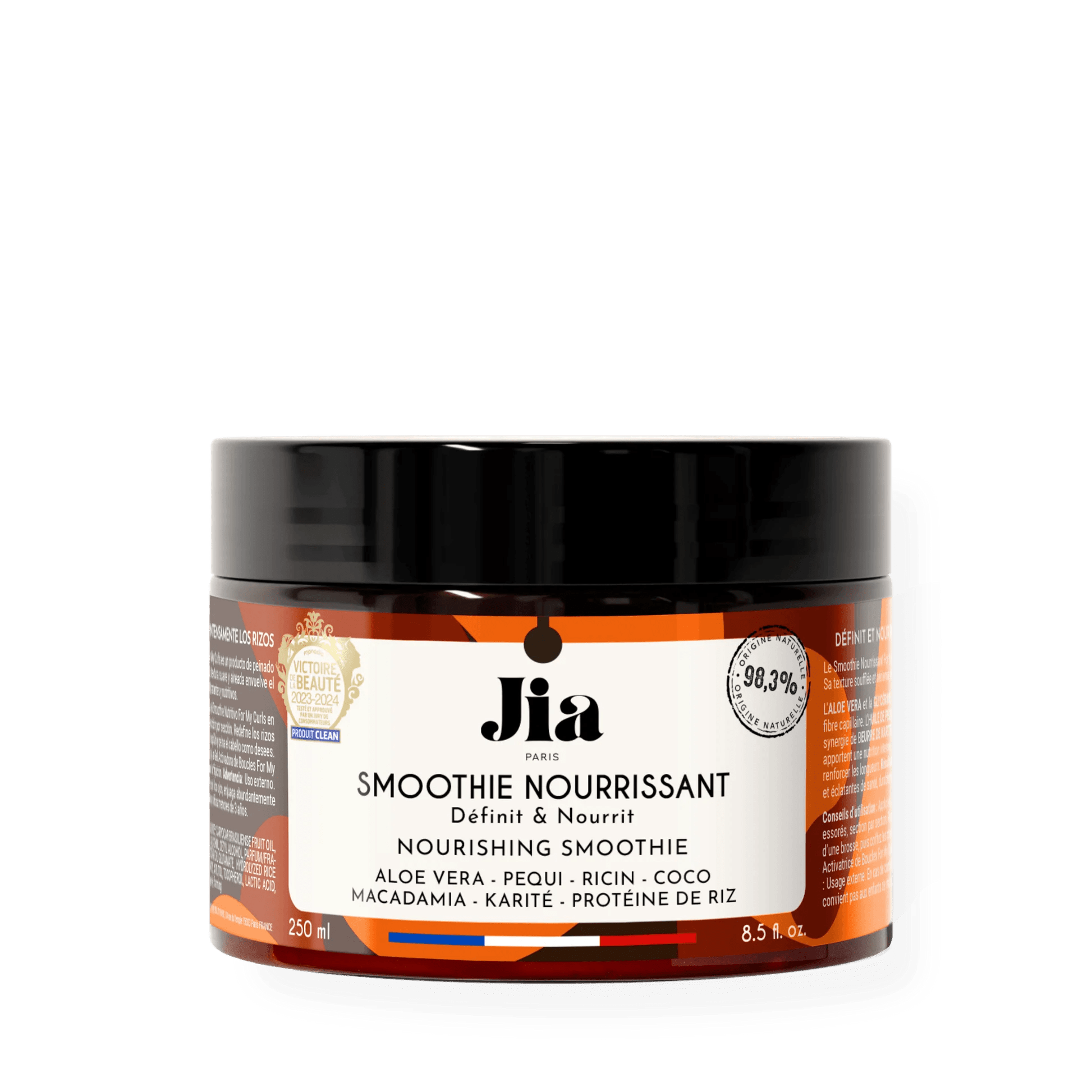 Smoothie Nourrissant – For My Curls | Jia Paris – soin capillaire naturel pour cheveux ondulés, bouclés, frisés et crépus | L’Art des Boucles Suisse