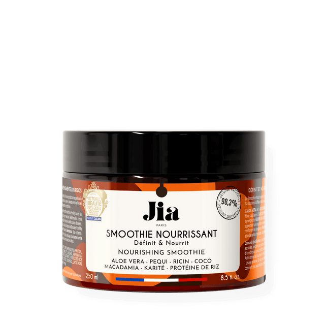 Smoothie Nourrissant – For My Curls | Jia Paris – soin capillaire naturel pour cheveux ondulés, bouclés, frisés et crépus | L’Art des Boucles Suisse
