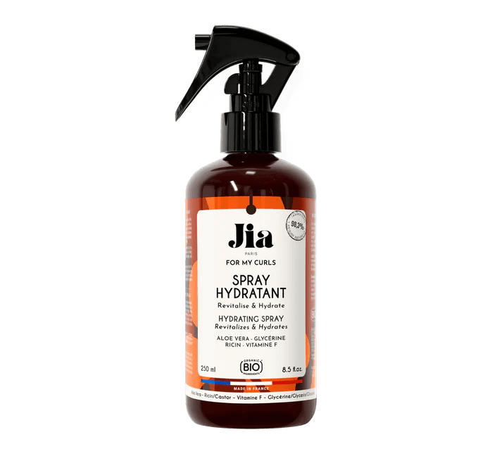 Spray Hydratant For My Curls – Jia Paris – soin capillaire naturel pour cheveux ondulés, bouclés, frisés et crépus | L’Art des Boucles Suisse