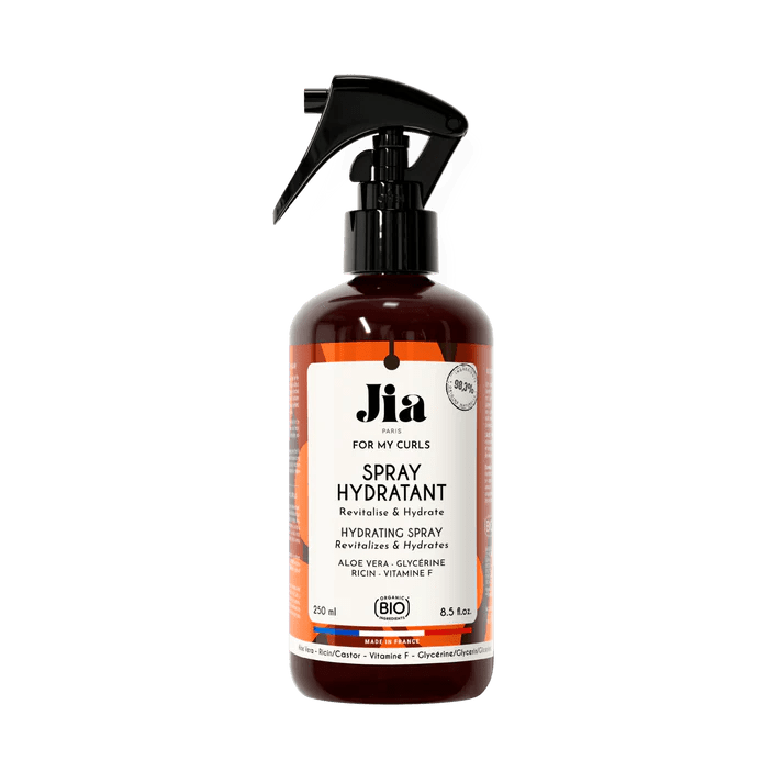 Spray Hydratant For My Curls – Jia Paris – soin capillaire naturel pour cheveux ondulés, bouclés, frisés et crépus | L’Art des Boucles Suisse