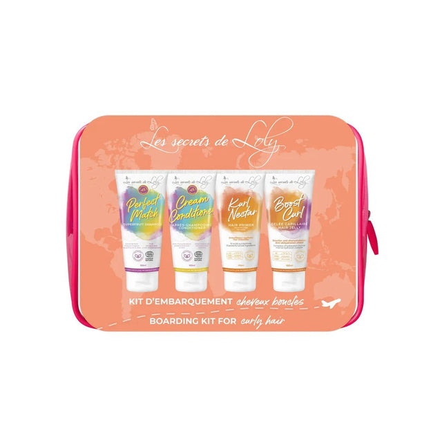 Trousse voyage cheveux bouclés – routine complète Les Secrets de Loly