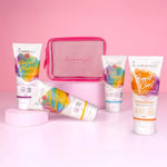 Routine voyage Loly pour cheveux ondulés, trousse capillaire boucles nourries et définies, soins naturels Suisse