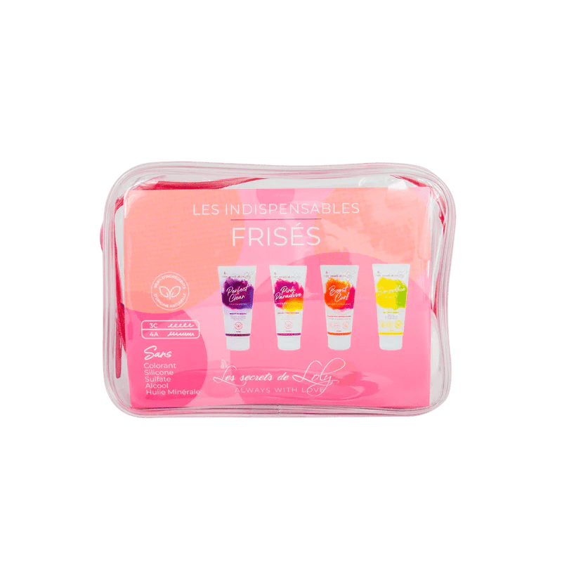 Trousse de Voyage Cheveux Frisés – soin cheveux bouclés | L’Art des Boucles Suisse