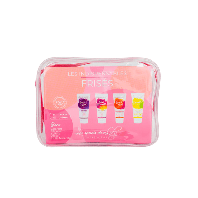Trousse voyage cheveux frisés – routine complète hydratante