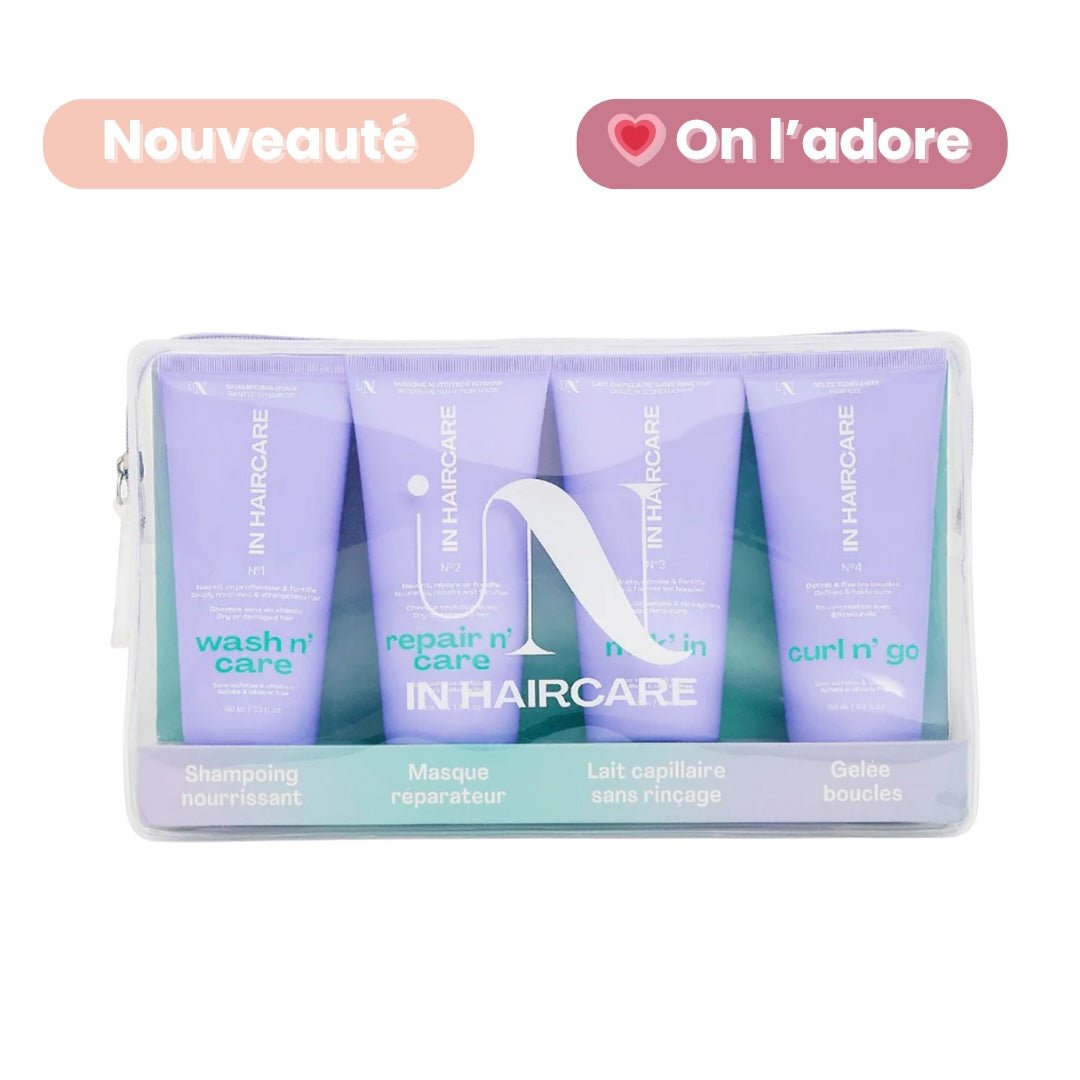 Trousse Travel n’ Go – Routine Complète Format Voyage – soin cheveux bouclés | L’Art des Boucles Suisse