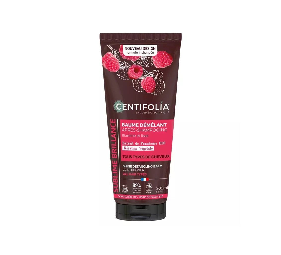Baume après-shampoing Centifolia framboise – soin cheveux bouclés