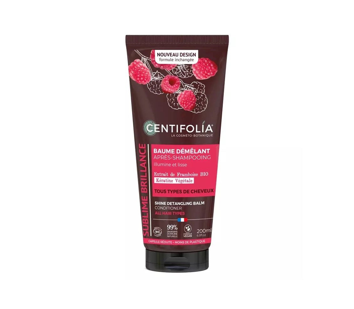 Baume après-shampoing Centifolia framboise – soin cheveux bouclés