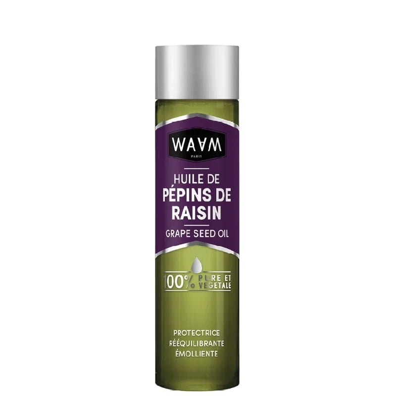 WAAM huile de pépins de raisin – soin capillaire naturel cheveux
