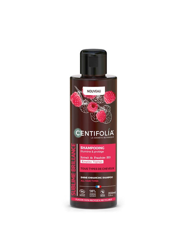 Shampoing brillance Centifolia – cheveux colorés et bouclés