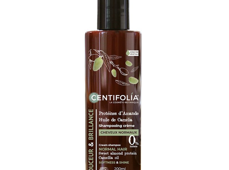 Shampoing crème Centifolia – cheveux normaux brillance et douceur