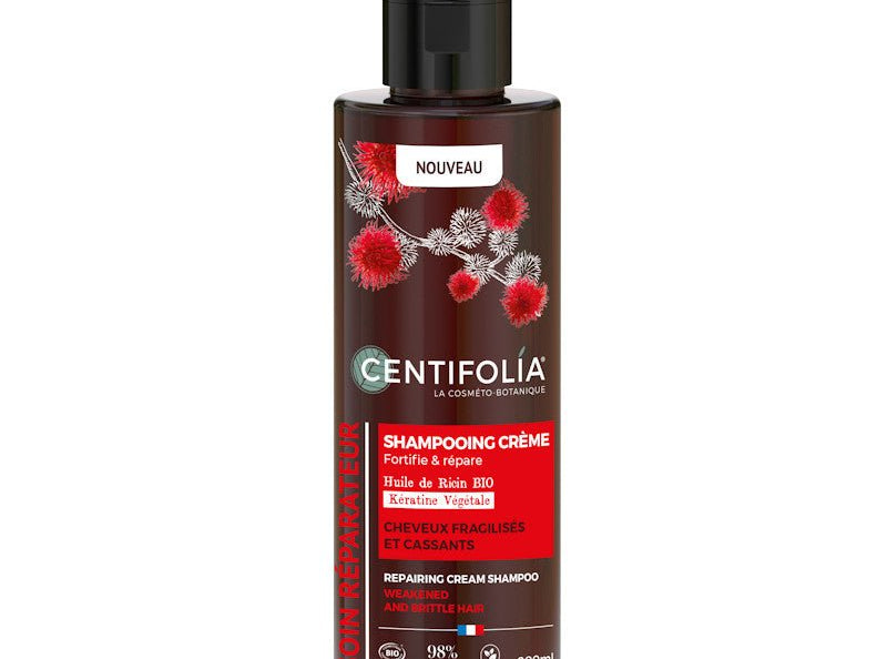 Shampoing crème réparateur Centifolia – cheveux abîmés et bouclés