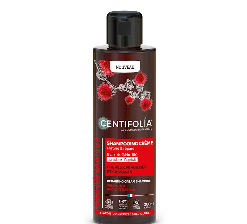 Shampoing crème réparateur Centifolia – cheveux abîmés et bouclés