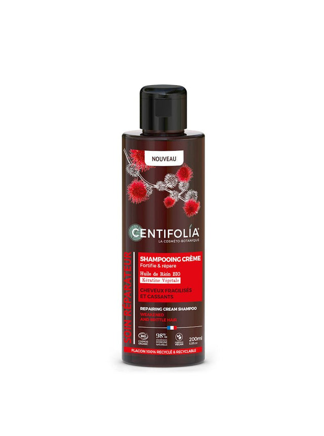 Shampoing crème réparateur Centifolia – cheveux abîmés et bouclés