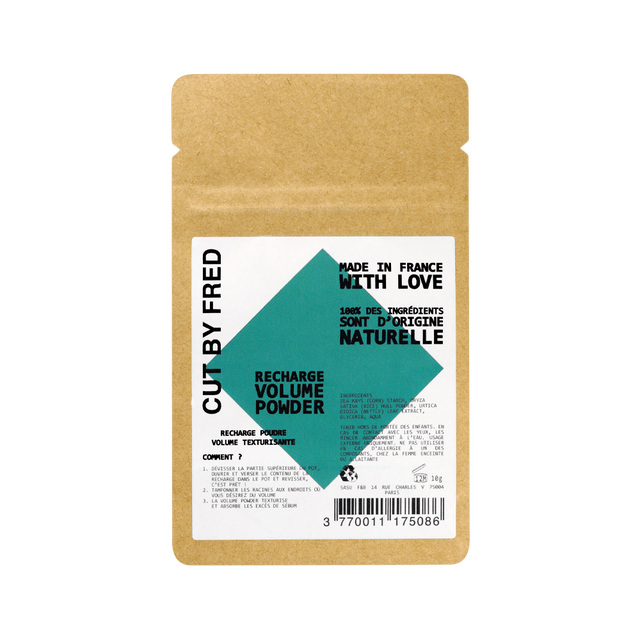 Vegan Volume Powder Recharge – poudre volume naturelle vegan pour cheveux bouclés et frisés, format recharge écologique.